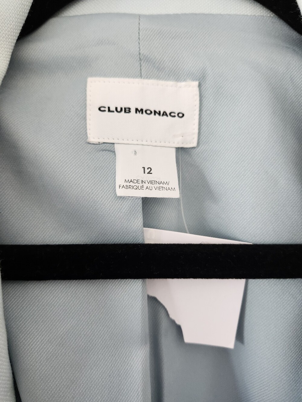 Club Monaco Pastel Blue Wool Blazer - Picture 10 of 14